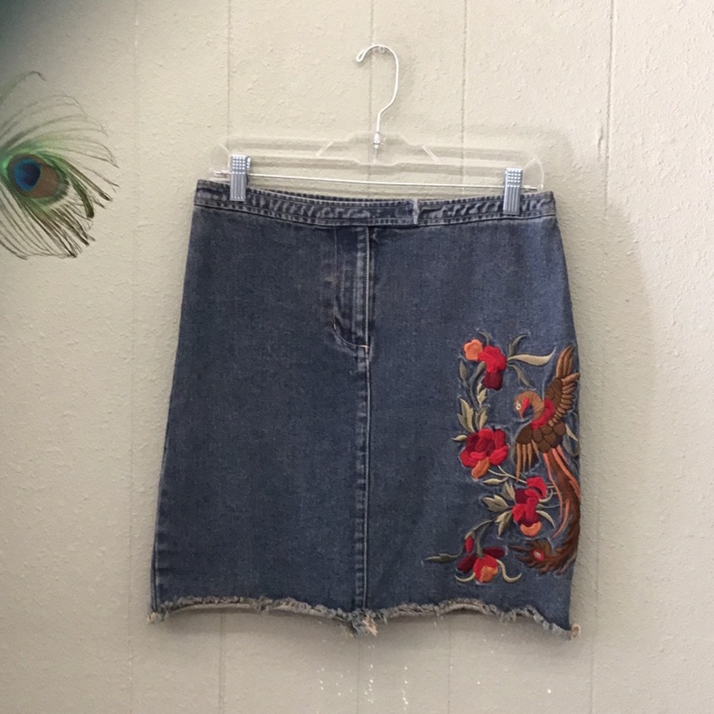 NY jeans denim skirt
